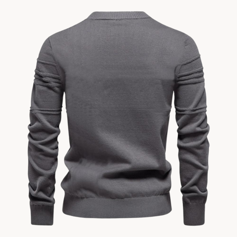 Jumper motif carreaux for men | Bastien -4