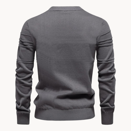 Jumper motif carreaux for men | Bastien -4