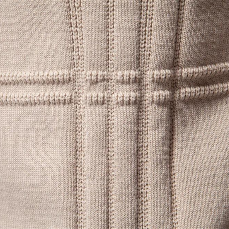 Jumper motif carreaux for men | Bastien -8