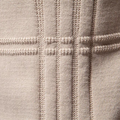 Jumper motif carreaux for men | Bastien -8