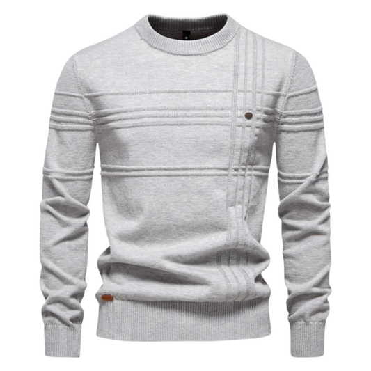 Jumper motif carreaux for men | Bastien -1