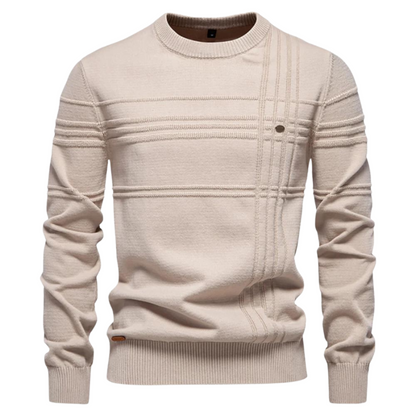 Jumper motif carreaux for men | Bastien -7