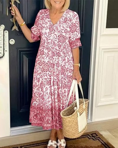 Bohemian maxi dress for women | Radiance