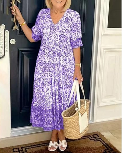 Bohemian maxi dress for women | Radiance