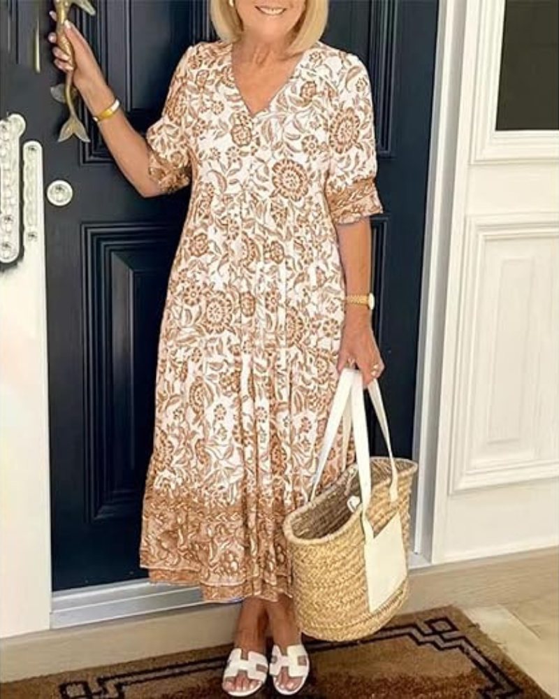 Bohemian maxi dress for women | Radiance