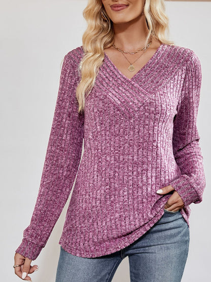 Haut ribbed long jumper for women -4
