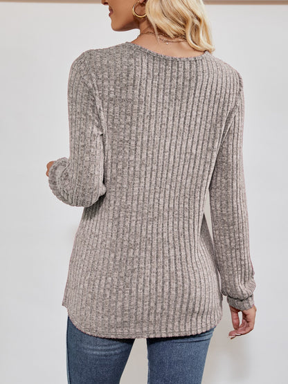 Haut ribbed long jumper for women -10