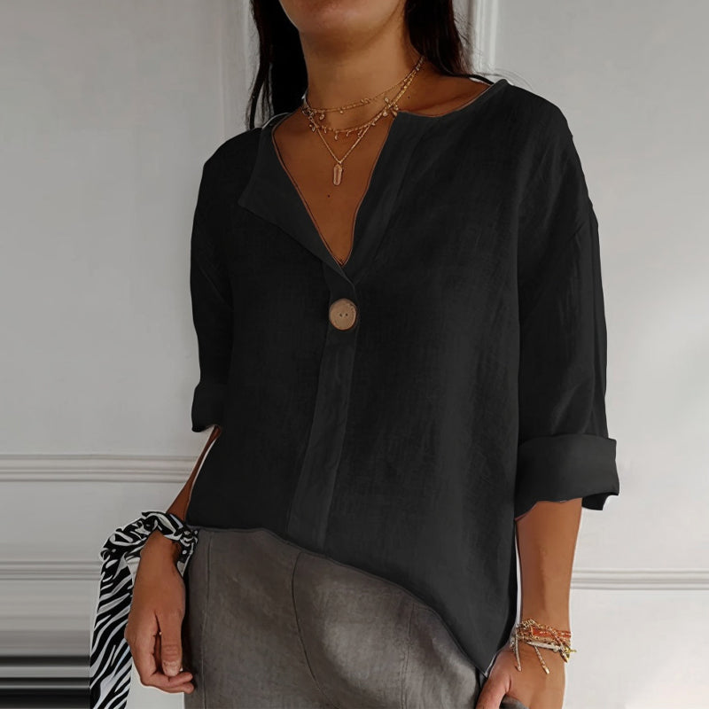 Elegant relaxed blouse for women | Seraphina -4