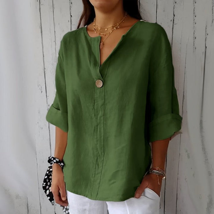 Elegant relaxed blouse for women | Seraphina -5
