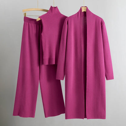 Coordinated three-piece outfit set for women | Mirella -4