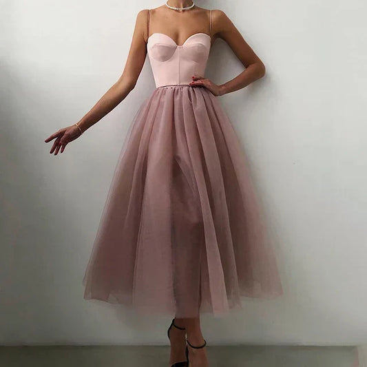 Elegant strapless tulle dress for women | Elise