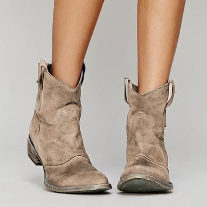 Vintage western ankle boots with classic silhouette for women | Paloma