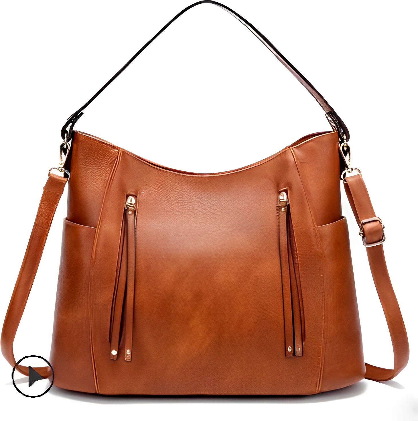 Stylish vintage leather bag for women | Georgia -2