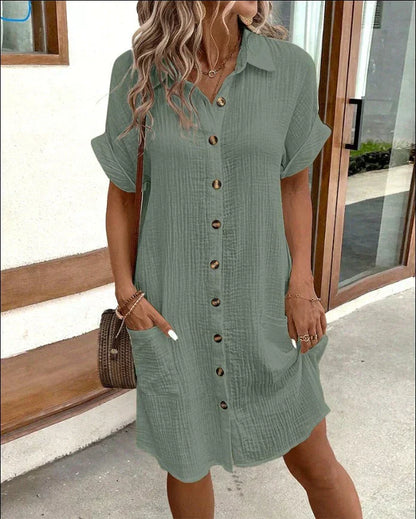 Classic polo casual dress for women | Aria