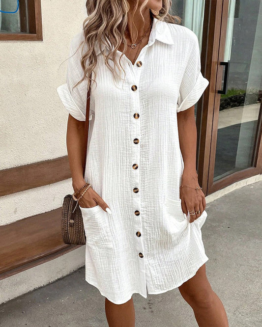 Classic polo casual dress for women | Aria