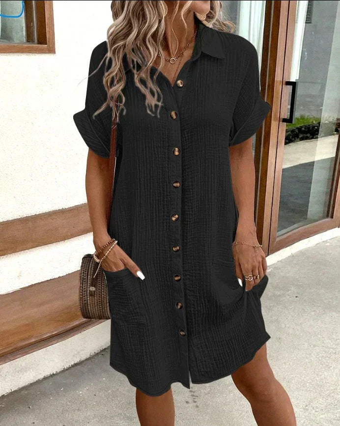 Classic polo casual dress for women | Aria