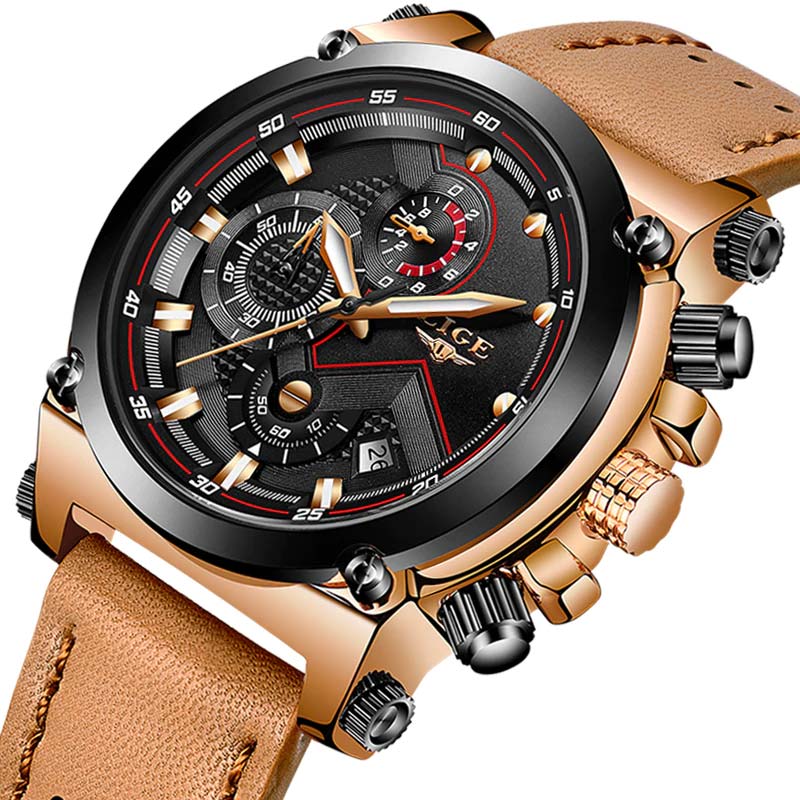 Excalibre lige classic leather accessories for men -1