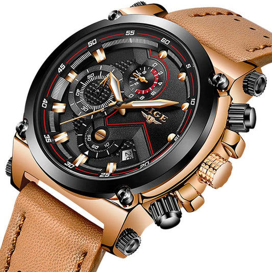Excalibre lige classic leather accessories for men -1