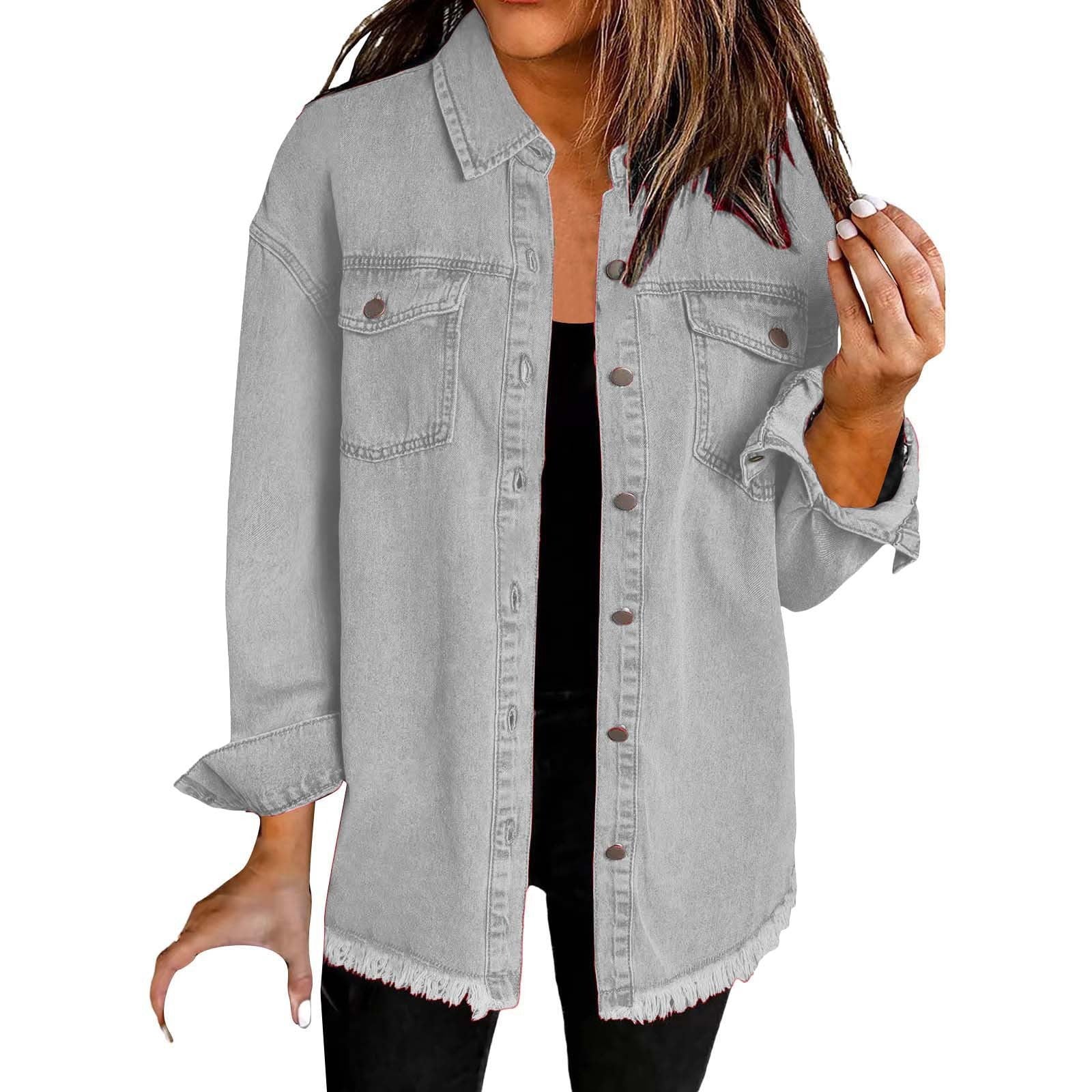 Classic signature denim everyday jacket for women | Katja -13