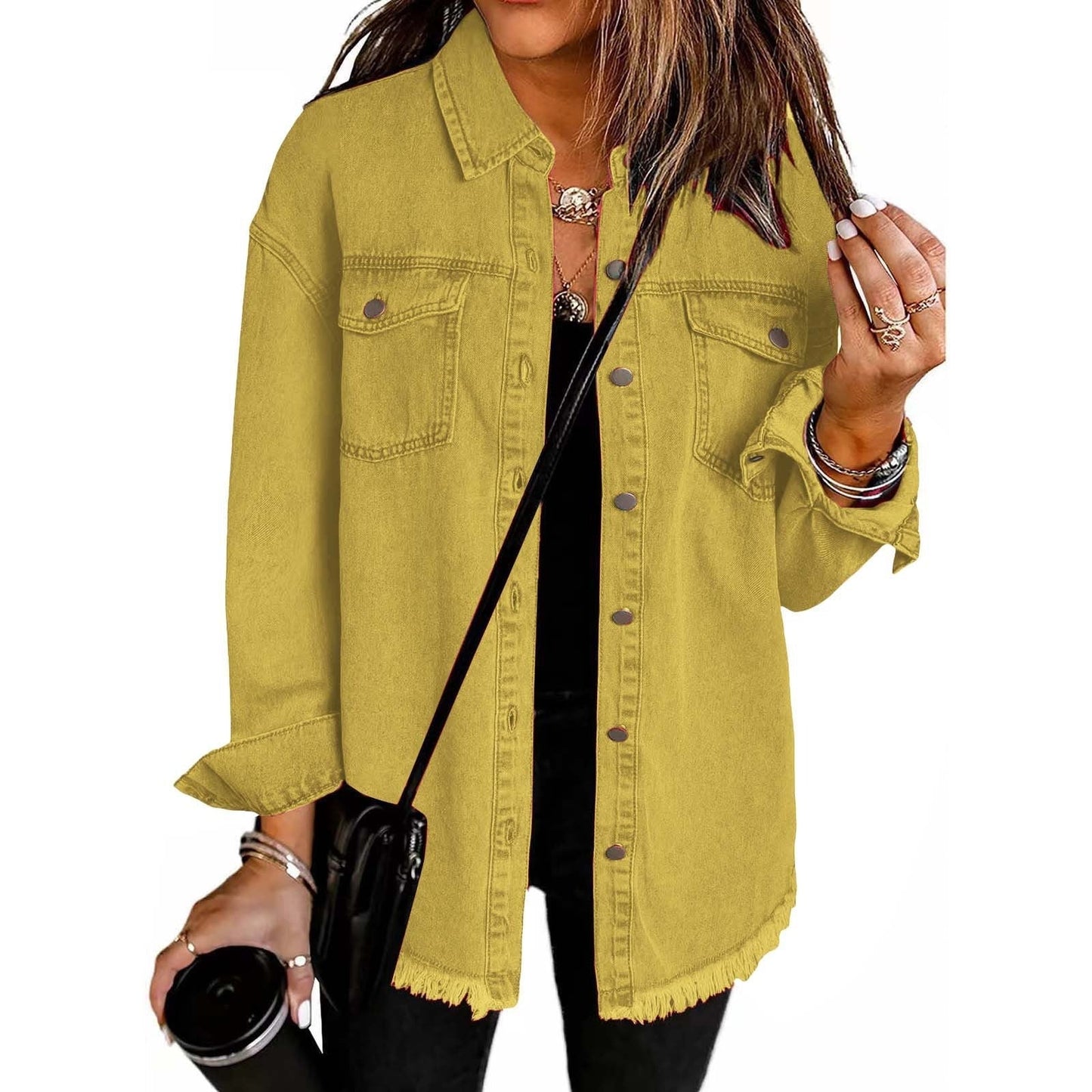 Classic signature denim everyday jacket for women | Katja -15