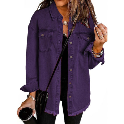 Classic signature denim everyday jacket for women | Katja -11