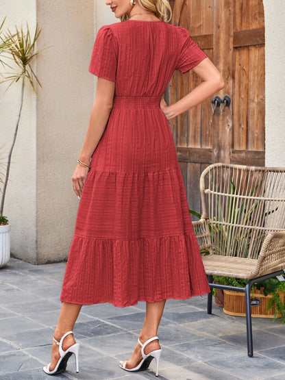 Casual flowy midi dress shorts for women -10