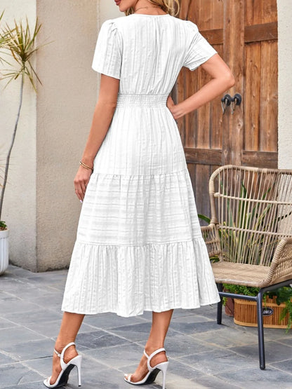 Casual flowy midi dress shorts for women -8