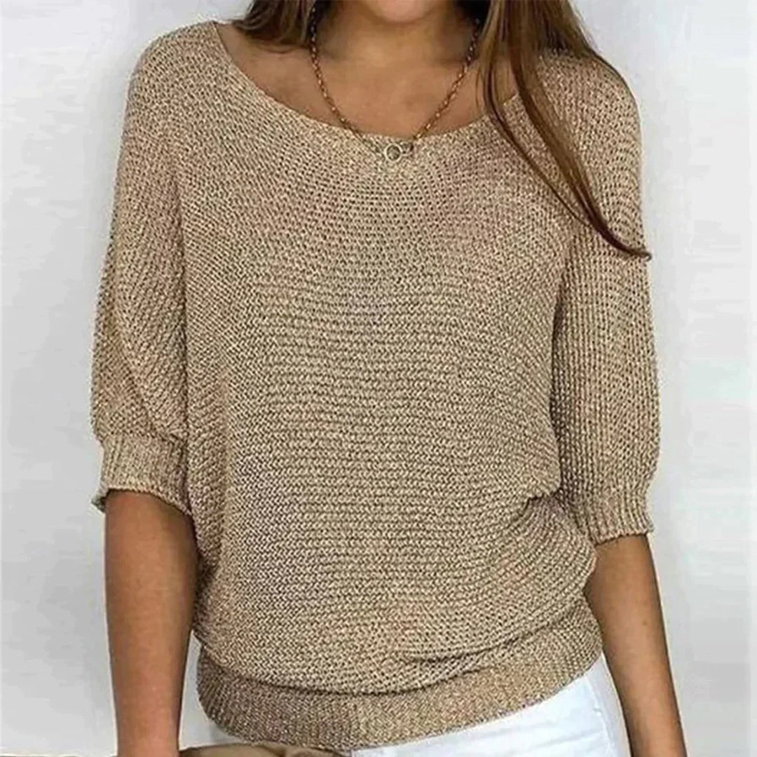 Elegant everyday knit top for women | Serene -3