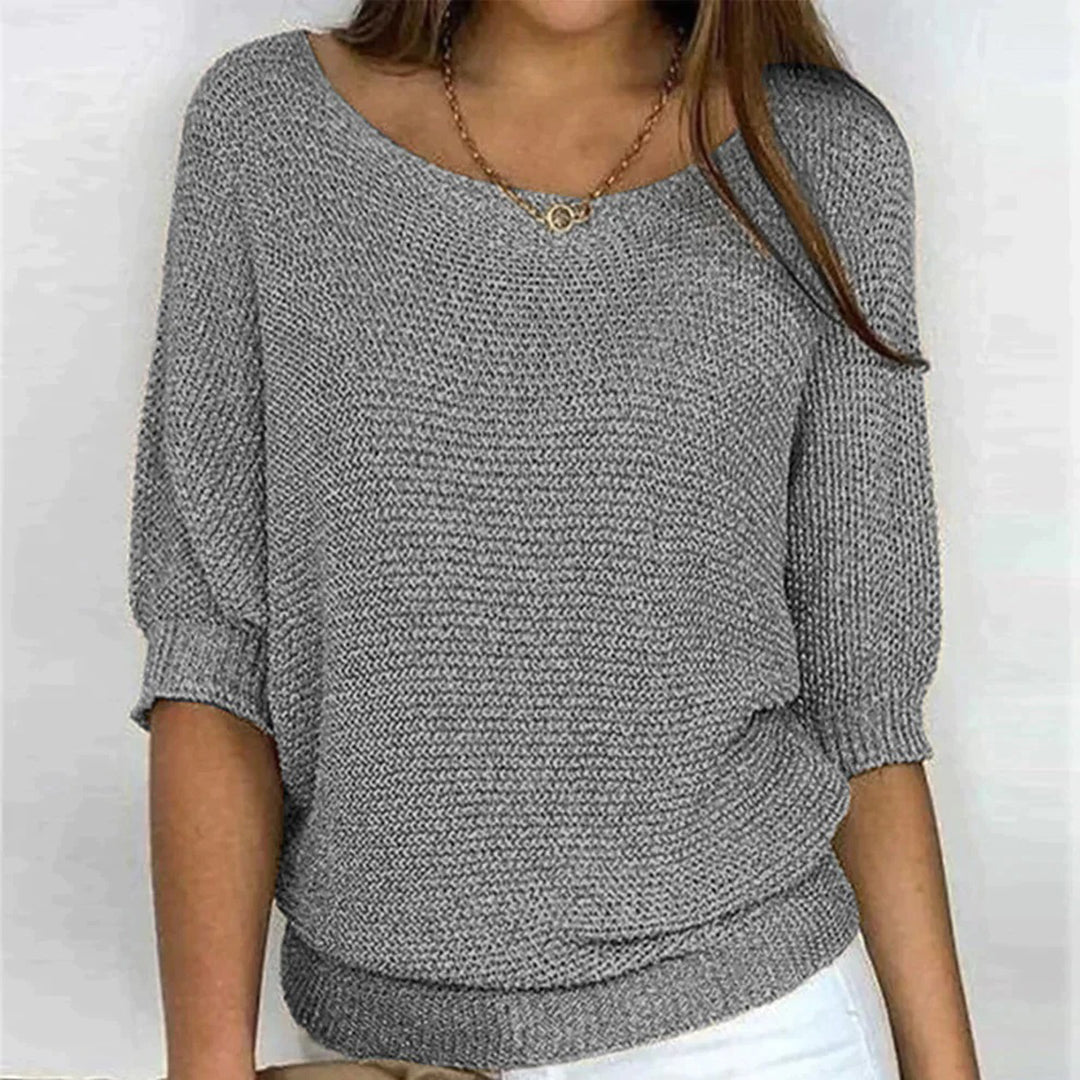 Elegant everyday knit top for women | Serene -4