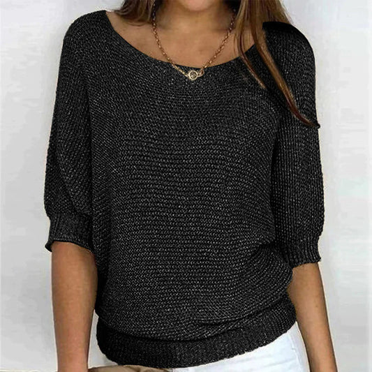 Elegant everyday knit top for women | Serene -1