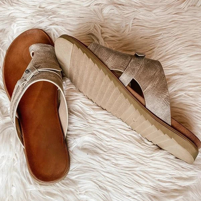 Luxe orthopaedic support sandals for women | Ariella -3