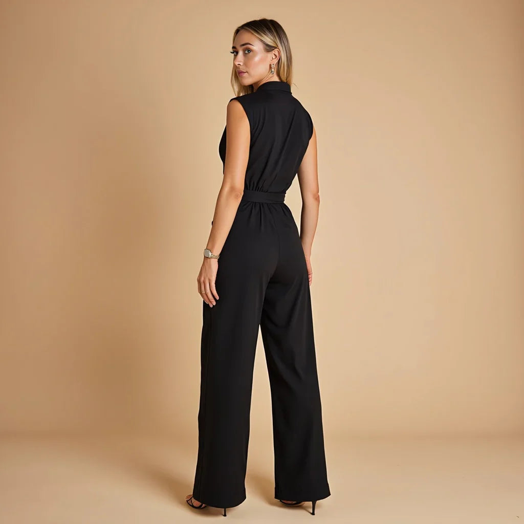 Elegant chic sleeveless everyday jumpsuit for women -6