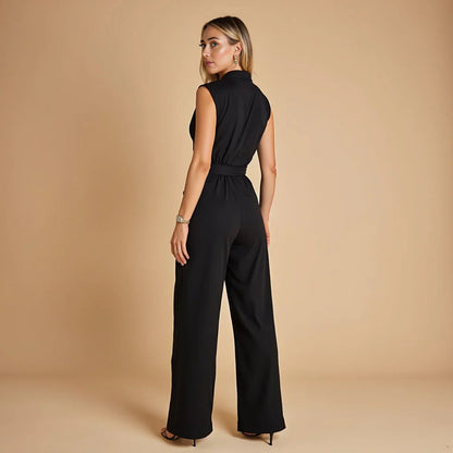 Elegant chic sleeveless everyday jumpsuit for women -6