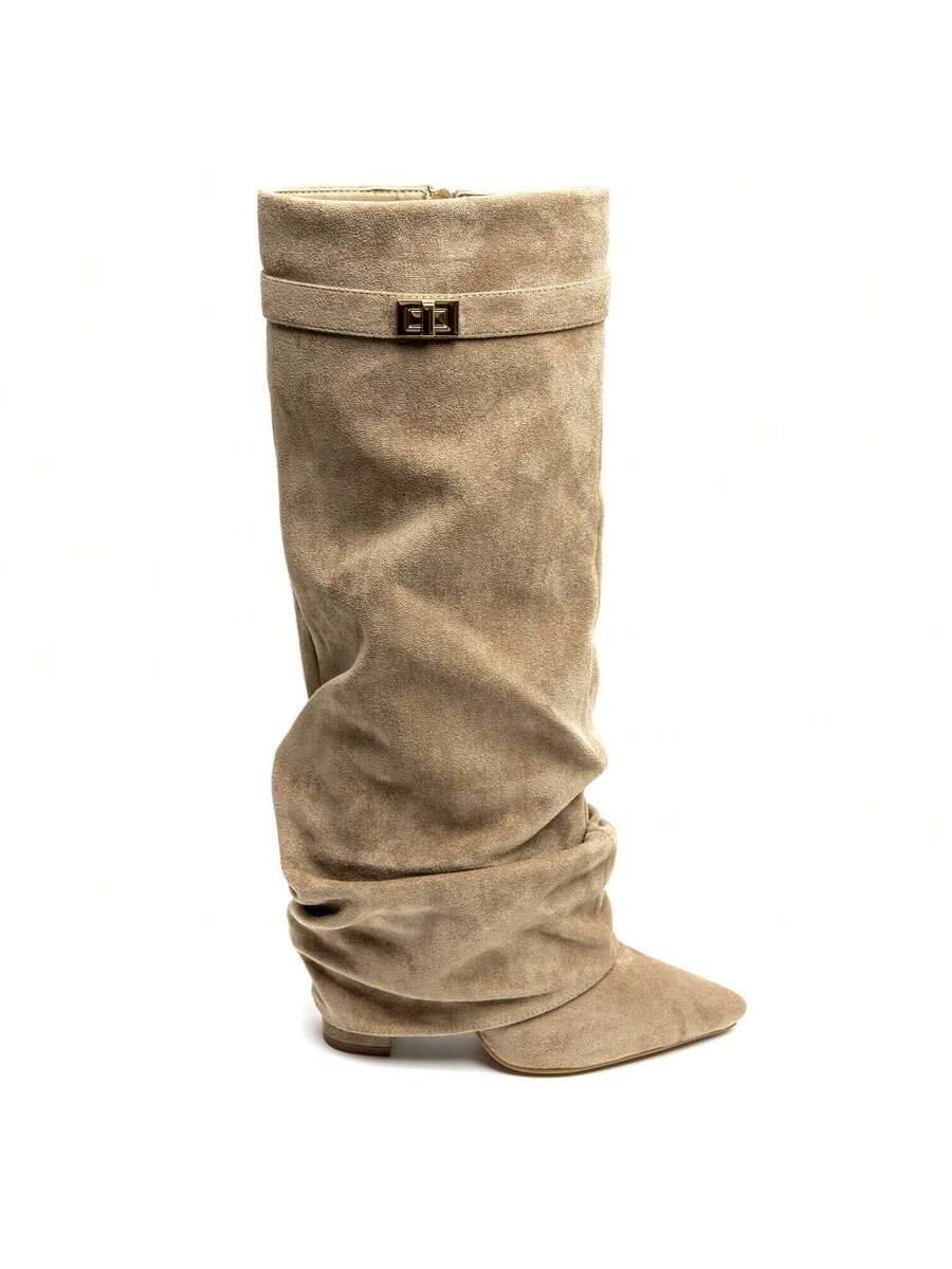 Classic slouch ankle everyday boots for women -12