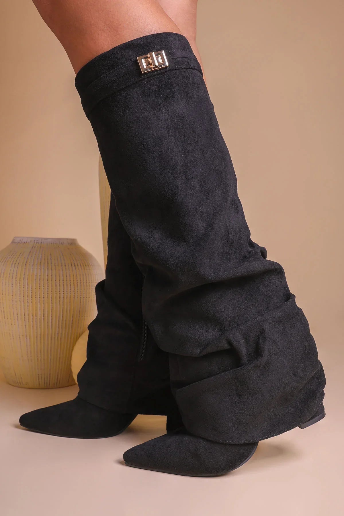 Classic slouch ankle everyday boots for women -7