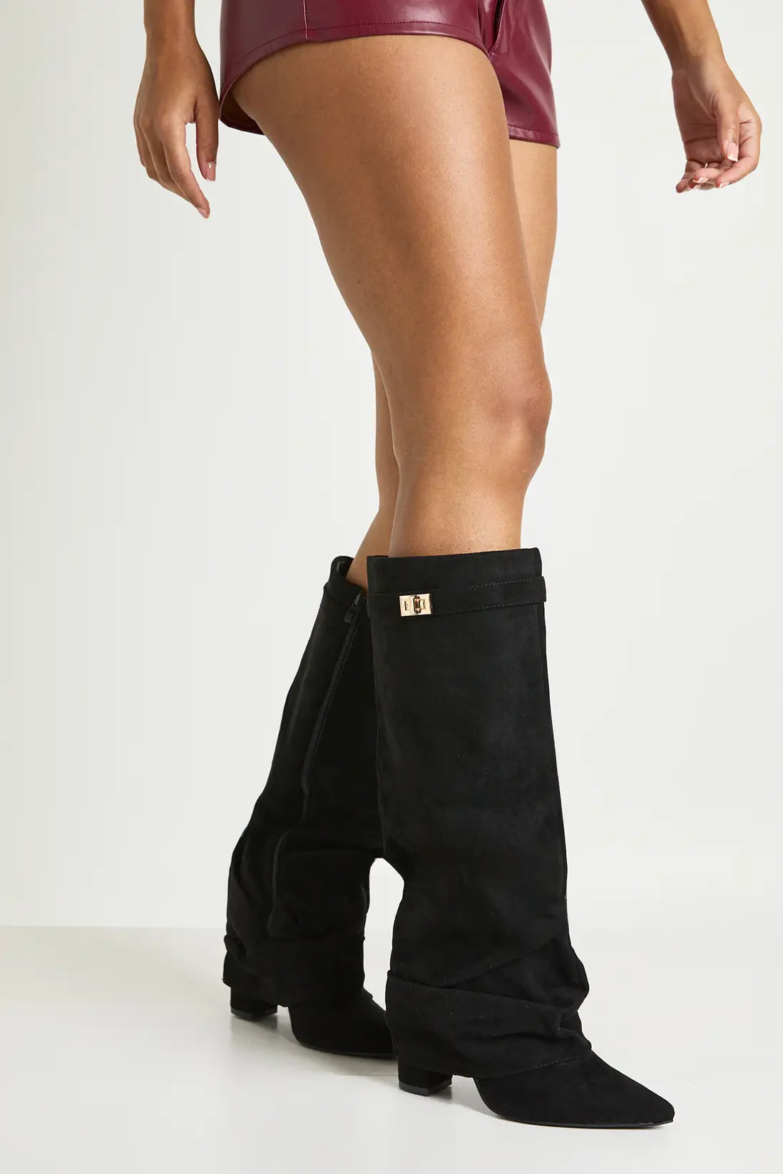 Classic slouch ankle everyday boots for women -8