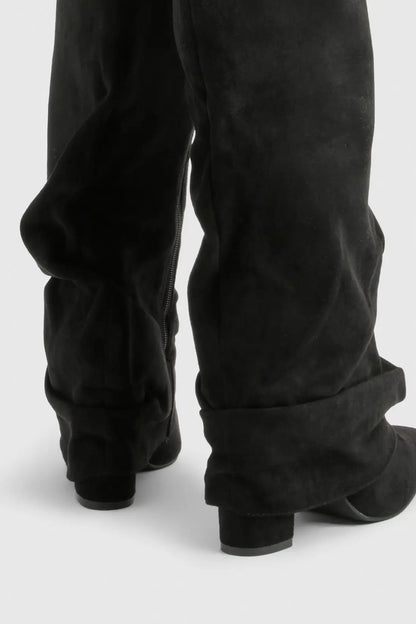 Classic slouch ankle everyday boots for women -9