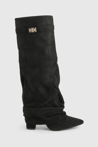 Classic slouch ankle everyday boots for women -1