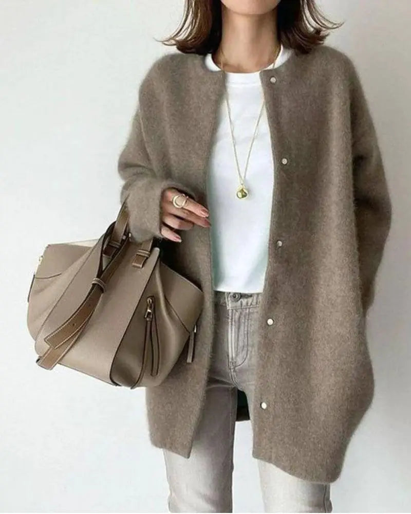 Elegant wrap draped everyday vest gilet for women | Noelle -3