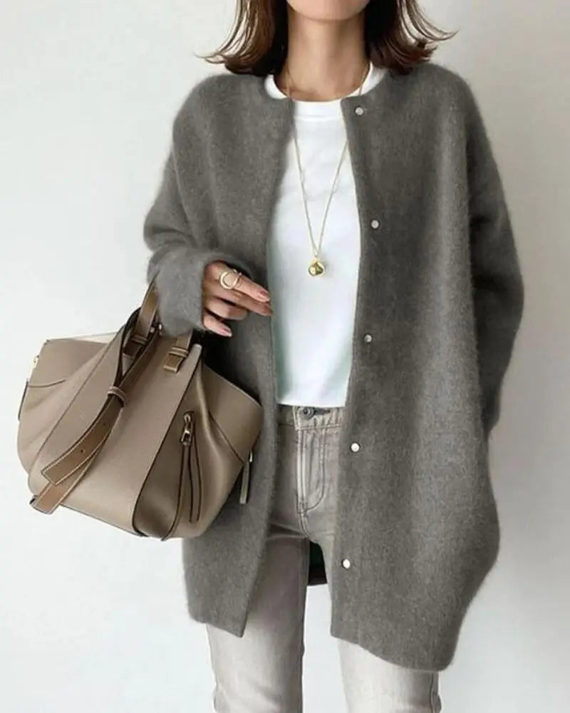 Elegant wrap draped everyday vest gilet for women | Noelle -4