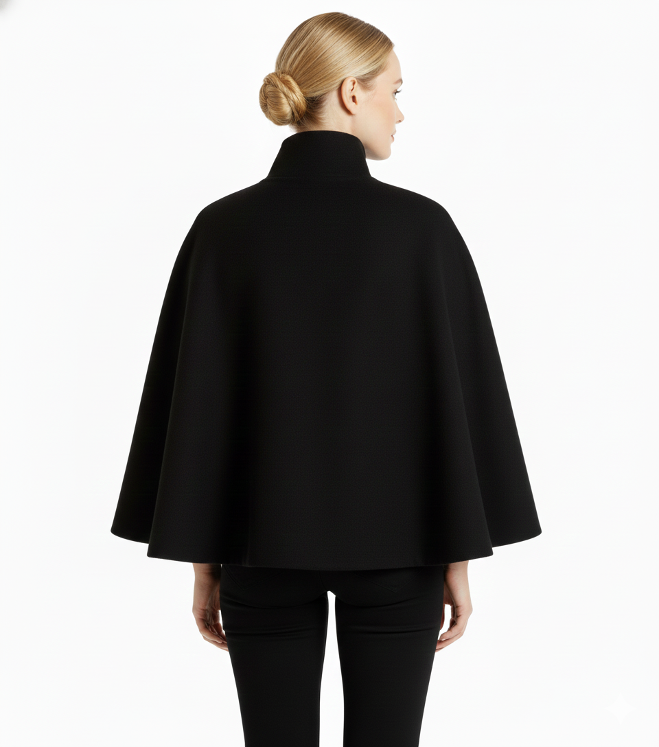 Long belted coat for women | Elvire -10