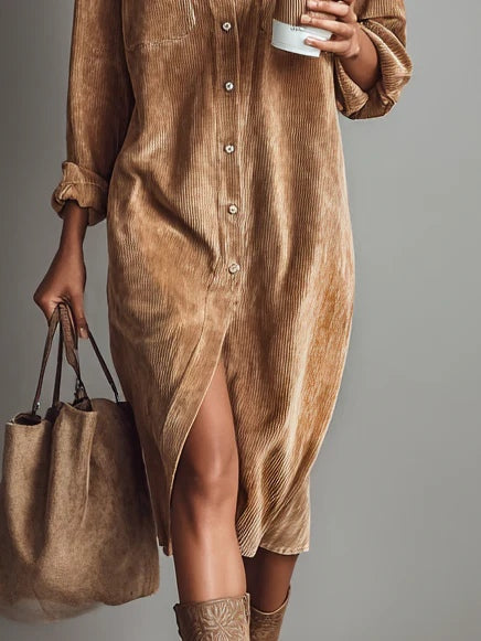 Classic elegant everyday dress for women | Lorena -3