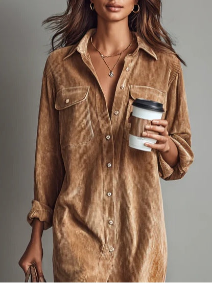 Classic elegant everyday dress for women | Lorena -2