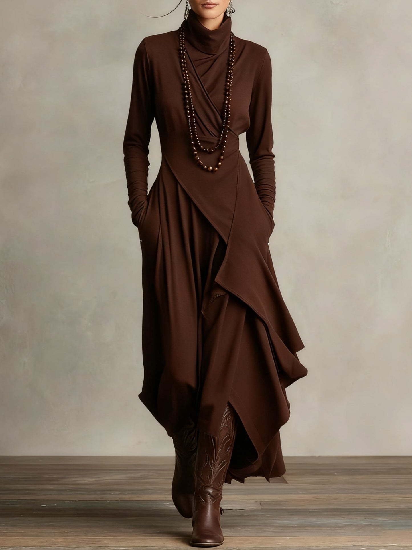 Elegant everyday maxi dress for women | Marilyn -4