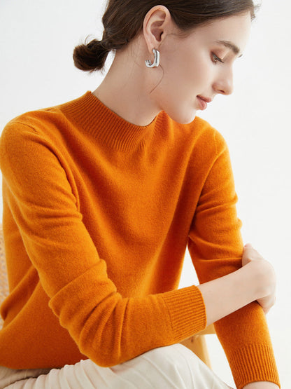 Aurelle Olenna elegant roll-neck jumper for women