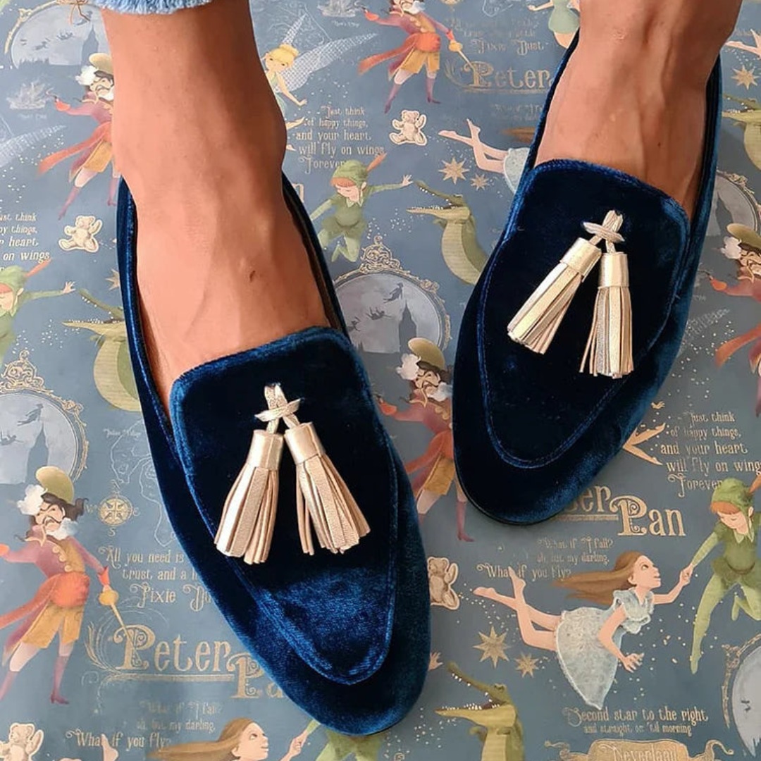 Elegant loafers with tassel detail for women | Noctelle