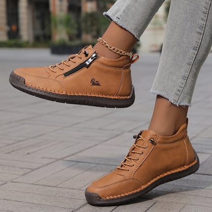 Zip-up orthopaedic everyday shoes for women | Helena -9