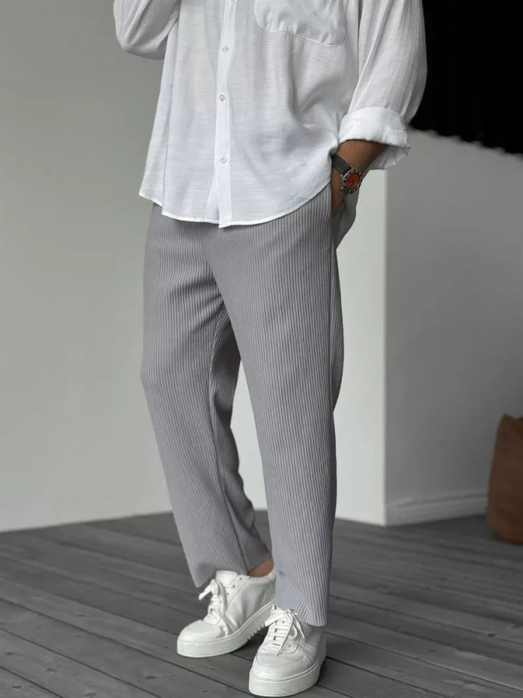 Smart pleated trousers for men | Samuel -6