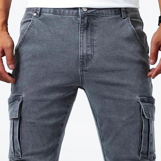 Classic cargo denim everyday jeans for men | Ferran -6