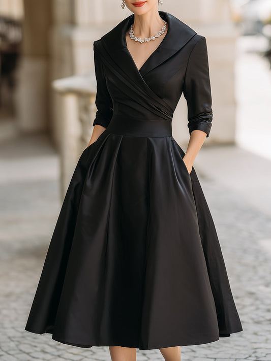 Elegant everyday midi dress for women | Isadora -1